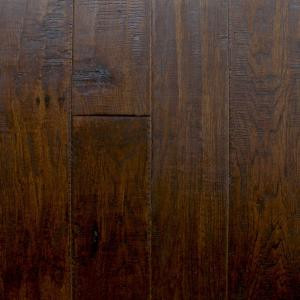 Millstead Hickory Chestnut Click Hardwood Flooring - 5 in. x 7 in. Take Home Sample