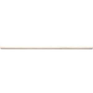 MS International 3/4 In. x 12 In. Greecian White Marble Pencil Molding Wall Tile (1 Ln. Ft. per piece)