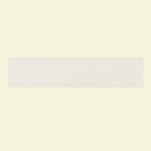 Daltile Identity Paramount White Cement 4 in. x 18 in. Porcelain Bullnose Floor and Wall Tile