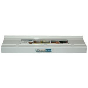 SureSill 6-9/16 in. x 80 in. White PVC Sloped Sill Pans for Door and Window Installation and Flashing (10-Pack)