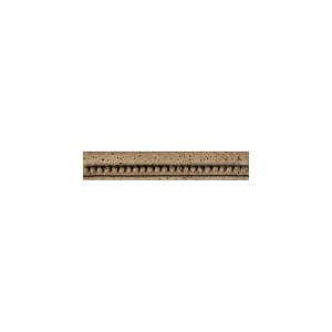 Daltile Fashion Accents Noce Bead 2-1/4 in. x 13 in. Travertine Chair Rail Wall Tile