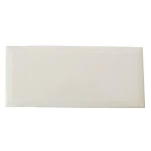 U.S. Ceramic Tile Bright Bone 4-1/4 in. x 10 in. Ceramic Beveled Edge Wall Tile (11.25 sq. ft. / case)