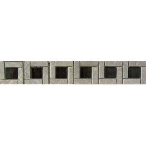 MARAZZI 2 in. x 12 in. Classic Glass and Mosaic Tile