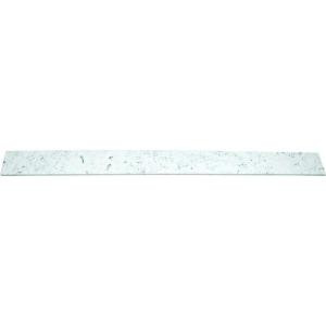 MS International White Single Bevelled Threshold 6 in. x 73 in. Polished Engineered Marble Floor Tile