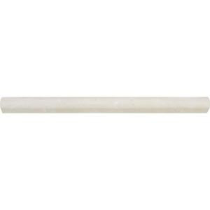 MS International Crema Marfil 3/4 in. x 12 in. Beige Polished Marble Pencil Moulding Wall Tile