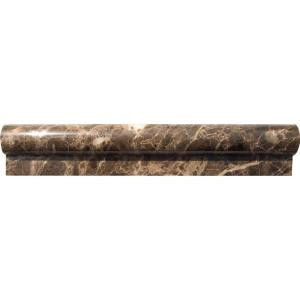 MS International Emperador 2 in. x 12 in. Marble Rail Molding Wall Tile (1 Ln. Ft. per piece)