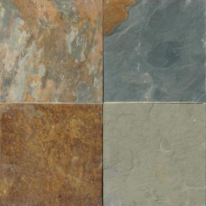 MS International 24 in. x 24 in. Three Rivers Gold Slate Floor and Wall Tile