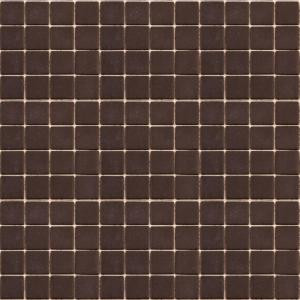 EPOCH Coffeez Espresso-1103 Mosiac Recycled Glass Mesh Mounted Floor & Wall Tile - 4 in. x 4 in. Tile Sample