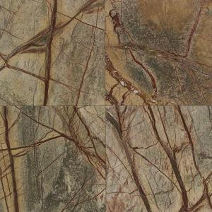 Daltile Natural Stone Collection Rainforest Green 12 in. x 12 in. Marble Floor and Wall Tile (10 sq. ft. / case)