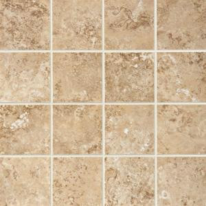 Daltile Palatina Temple Beige 12 in. x 12 in. x 8mm Porcelain Mosaic Floor and Wall Tile (6.71 sq. ft. / case)