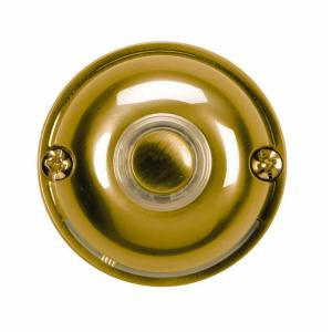 Heath Zenith Wired Antique Copper Finish Push Button