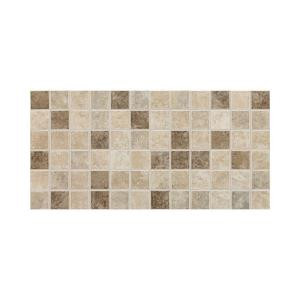 Daltile Stratford Place Stratford Blend 12 in. x 24 in. x 6 mm Mesh-Mounted Ceramic Mosaic Floor/Wall Tile (24 sq. ft. / case)