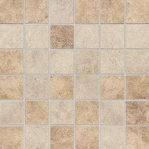 Daltile Rio Mesa Desert Sand 12 in. x 12 in. x 8mm Ceramic Mosaic Floor and Wall Tile (10 sq. ft. / case)