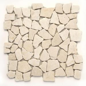 Solistone Indonesian Jakarta Moon 12 in. x 12 in. x 6.35mm Natural Stone Pebble Floor and Wall Tile (10 sq. ft. / case)