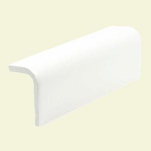 U.S. Ceramic Tile Color Collection Bright White Ice 2 in. x 6 in. Ceramic Sink Rail Wall Tile (.1838 sq.ft./ piece)