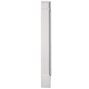 Fypon 90 in. x 5-1/2 in. x 3 in. Pilaster Plain Molded Plinth Smooth