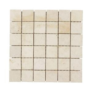 Jeffrey Court Giallo Siena 12 in. x 12 in. Travertine Wall and Floor Tile