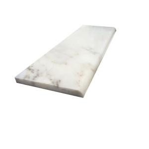 MS International Greecian White 4 in. x 12 in. Marble Base Board Wall Tile (1 Ln. Ft per piece)