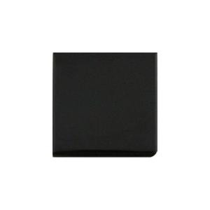 Daltile Semi-Gloss Black 4-1/4 in. x 4-1/4 in. Bullnose Corner Glazed Ceramic Wall Tile