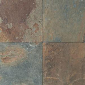 Daltile Natural Stone Collection Mongolian Spring 12 in. x 12 in. Slate Floor and Wall Tile (10 sq. ft. / case)