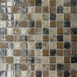 MS International Pacific Dunes Blend 1 in. x 1 in. Glass Mesh-Mounted Mosaic Wall Tile