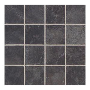 Daltile Continental Slate Asian Black 12 in. x 24 in. x 6mm Porcelain Mosaic Tile (22 sq. ft. / case)