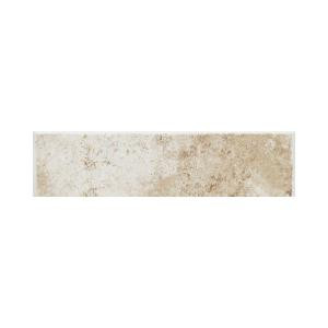 Daltile Fidenza Bianco 3 in. x 12 in. Ceramic Bullnose Floor and Wall Tile