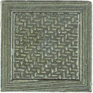 MARAZZI Montagna 2 in. x 2 in. Metal Resin Nickel Basketweave Deco Floor and Wall Tile