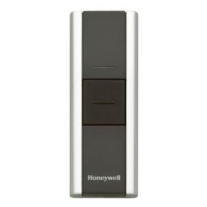 Honeywell Add-on/Replacement Push Button, Black/Chrome, Compatible w/Honeywell 300 Series & Decor Chimes