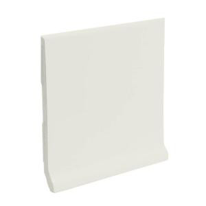 U.S. Ceramic Tile Color Collection Matte Bone 6 in. x 6 in. Ceramic Stackable /Finished Cove Base Wall Tile