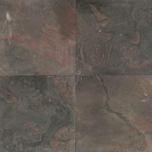 Daltile Natural Stone Collection Indian Multicolor 12 in. x 12 in. Slate Floor and Wall Tile (10 sq. ft. / case)
