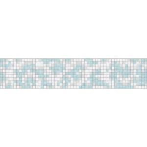 Mosaic Loft Arcadia Breeze Border 5 in. x 120 in. Glass Wall Light Residential Floor Mosaic Tile (10 Indv Sections-Case)