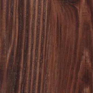 TrafficMASTER Allure Dark Walnut Resilient Vinyl Plank Flooring - 4 in. x 4 in. Take Home Sample