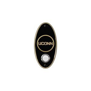NuTone College Pride University of Connecticut Wireless Door Chime Push Button - Antique Brass