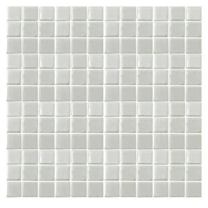 EPOCH Irridecentz I-Off White-1413 Mosiac Recycled Glass Mesh Mounted Tile - 4 in. x 4 in. Tile Sample