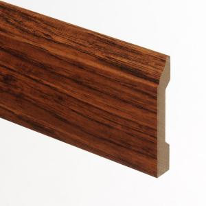 Zamma Corporation Cleburne Hickory / Distressed Brown Hickory 9/16 in. Thick x 3-1/4 in. Wide x 94 in. Length Laminate Wall Base Molding
