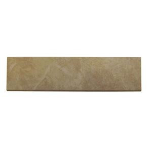Daltile Continental Slate Persian Gold 3 in. x 12 in. Porcelain Bullnose Floor and Wall Tile