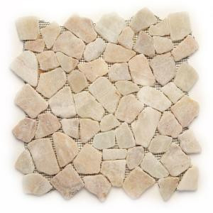 Solistone Indonesian Mosaic 12 in. x 12 in. Alor Crystal Onyx Mesh-Mounted Mosaic Tile