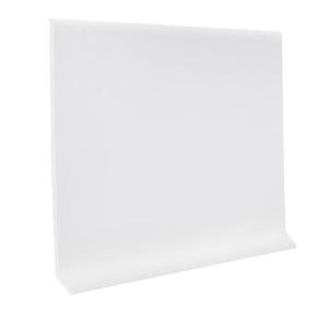 ROPPE Vinyl Laminate Snow 4in. x 120 ft. x.080 in. Wall Base