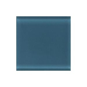 Daltile Circa Glass Midnight 4-1/4 in. x 4-1/4 in. Glass Wall Tile