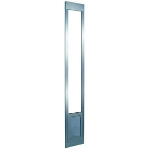 Ideal Pet 10.5 in. x 15 in. Extra Large Mill Aluminum Pet Patio Door Fits 77.6 in. to 80.4 in. Tall Sliding Glass Alum Door