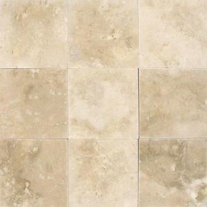 MS International 4 in. x 4 in. Ivory Travertine Floor and Wall Tile (1 sq. ft./case)