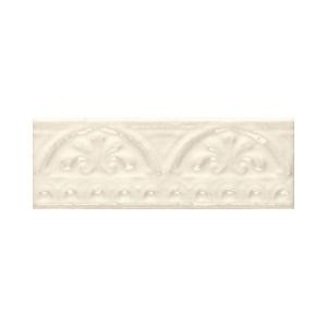 Daltile Fashion Accents Almond 3 in. x 8 in. Ceramic Arches Accent Wall Tile