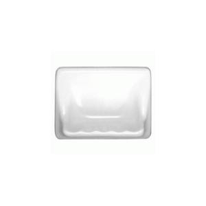 Daltile Bathroom Accessories White 4 in. x 6 in. Wall Mount Ceramic Soap Dish