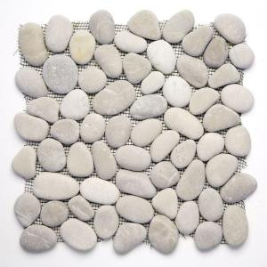 Solistone River Rock Brookstone 12 in. x 12 in. Natural Stone Pebble Mosaic Floor and Wall Tile (10 sq. ft. /case)