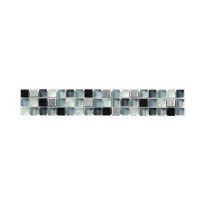 Jeffrey Court Aruba Carrara Listello II 2 in. x 12 in. Marble Wall Accent / Trim Tile