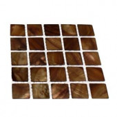 Splashback Tile Mother Of Pearl Tiger Eye Tile - 6 in. x 6 in. Tile Sample