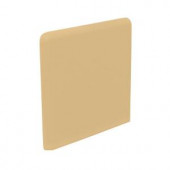 U.S. Ceramic Tile Color Collection Matte Camel 3 in. x 3 in. Ceramic Surface Bullnose Corner Wall Tile