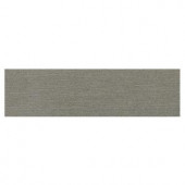 Daltile Identity Metro Taupe Grooved 4 in. x 24 in. Polished Porcelain Bullnose Floor and Wall Tile