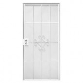 Maraca 36 in. x 80 in. Steel White Security Door